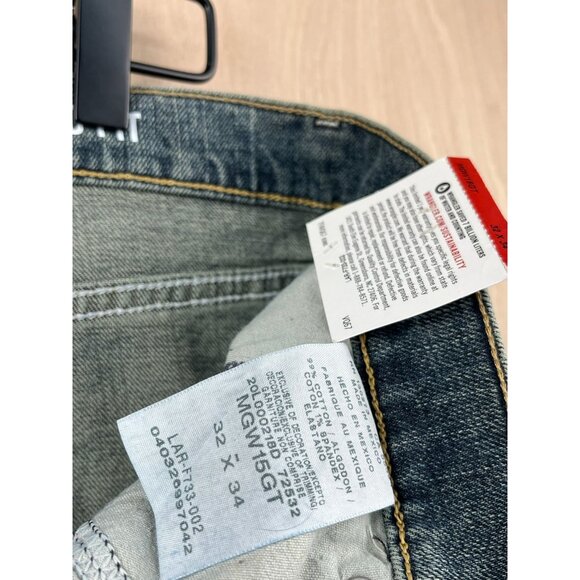 Wrangler Mens Jeans Relaxed Fit 32x34 Blue Denim - Picture 7 of 9